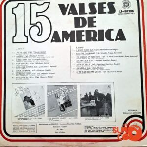 Disco de Vinilo Varios - 15 Valses De América Vinyl Record