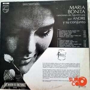 Disco de Vinilo André Y Su Conjunto - María Bonita Canciones De Agustín Lara Vinyl Record