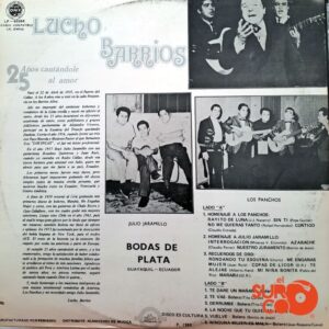 Disco de Vinilo Lucho Barrios - Bodas De Plata Vinyl Record