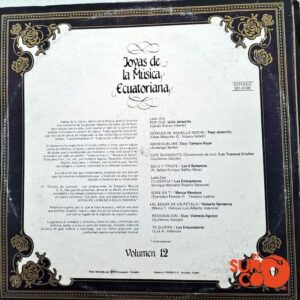 Disco de Vinilo Varios - Joyas De La Música Ecuatoriana Vol. 12 Vinyl Record