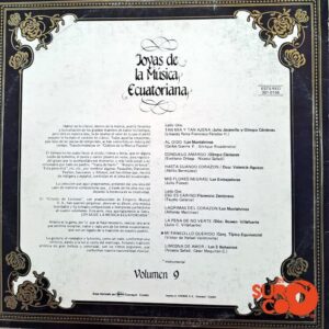 Disco de Vinilo Varios - Joyas De La Música Ecuatoriana Vol. 9 Vinyl Record