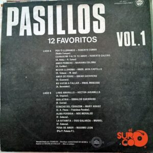 Disco de Vinilo Varios - Pasillos 12 Favoritos Vol. 1 Vinyl Record