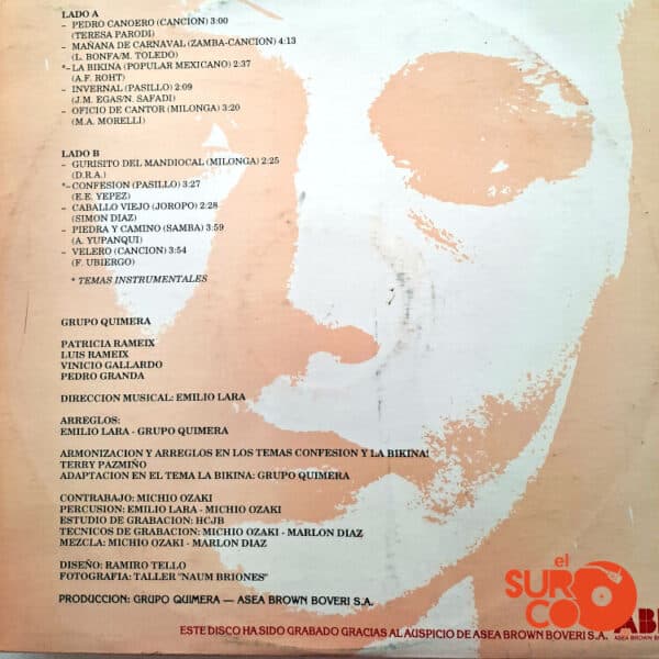 Disco de Vinilo Grupo Quimera - Quimera Vinyl Record
