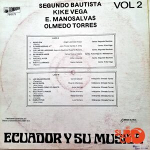 Disco de Vinilo Olmedo Torres - Ecuador Y Su Música Vinyl Record