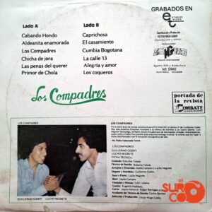 Disco de Vinilo Guillermo Godoy - Los Compadres Vinyl Record