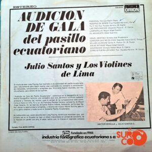 Disco de Vinilo Los Violines De Lima - Audición De Gala Vinyl Record