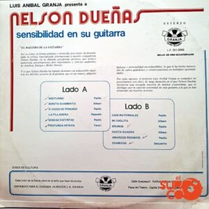 Disco de Vinilo Nelson Dueñas - Sensibilidad En Su Guitarra Vinyl Record