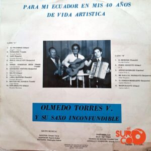 Disco de Vinilo Olmedo Torres - Disco De Oro Para Mi Ecuador Vinyl Record
