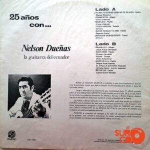 Disco de Vinilo Nelson Dueñas - 25 Años Con Nelson Dueñas Vinyl Record