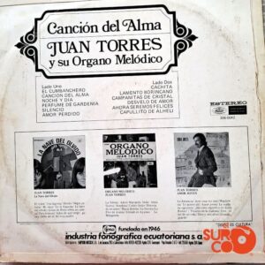 Disco de Vinilo Juan Torres - Canción Del Alma Vinyl Record