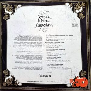 Disco de Vinilo Varios - Joyas De La Música Ecuatoriana Vol. 8 Vinyl Record