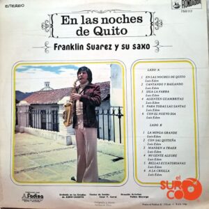 Disco de Vinilo Franklin Suárez Y Su Saxo - En Las Noches De Quito Vinyl Record