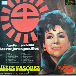 Disco de Vinilo Jesús Vásquez - Los Mejores Pasillos Vinyl Record