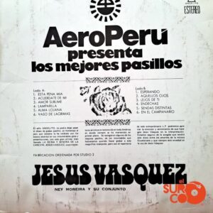 Disco de Vinilo Jesús Vásquez - Los Mejores Pasillos Vinyl Record