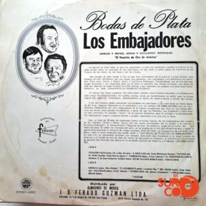 Disco de Vinilo Los Embajadores - Bodas De Plata Vinyl Record