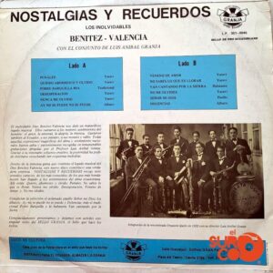 Disco de Vinilo Dúo Benítez Y Valencia - Nostalgias Y Recuerdos Vinyl Record