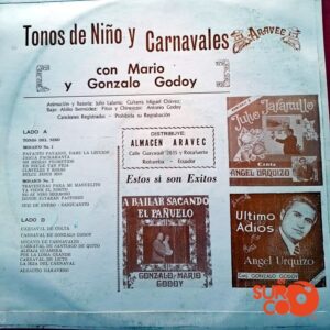 Disco de Vinilo Mario Godoy - Tonos De Niño Y Carnavales Vinyl Record