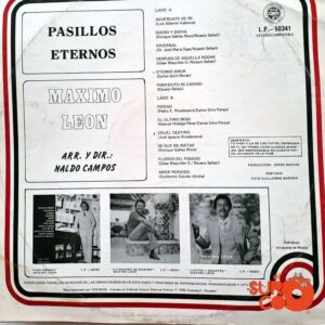 Disco de Vinilo Máximo León - Pasillos Eternos Vinyl Record