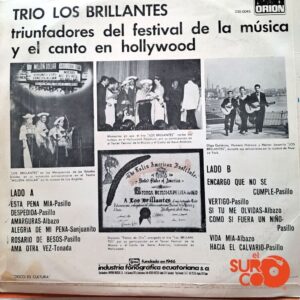Disco de Vinilo Los Brillantes - Los Triunfadores De América Vinyl Record