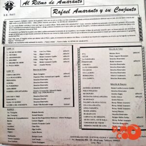 Disco de Vinilo Rafael Amaranto Y Su Conjunto - Al Ritmo De Amaranto Vinyl Record