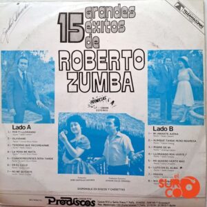 Disco de Vinilo Roberto Zumba - 15 Grandes Éxitos De Roberto Zumba Vinyl Record