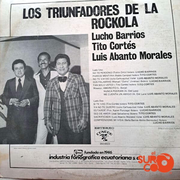 Disco de Vinilo Varios - Los Triunfadores De La Rocola Vinyl Record