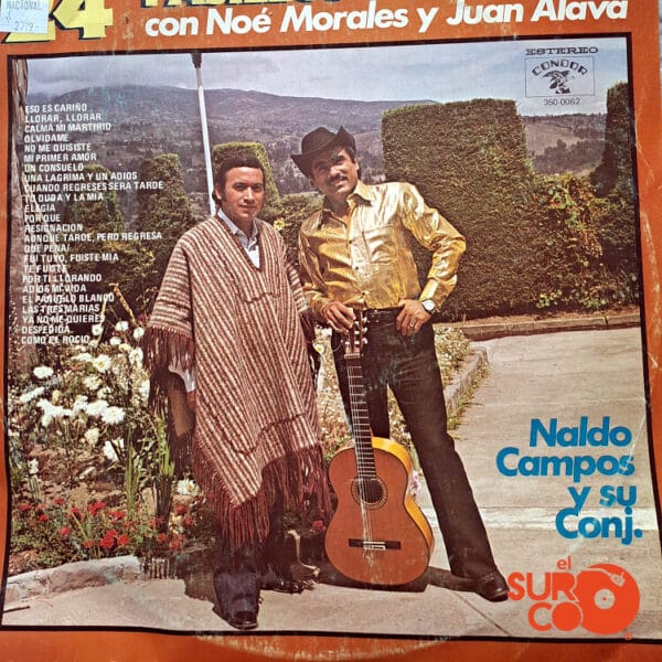 Disco de Vinilo Noé Morales - 24 Pasillos Pegaditos Con Noé Morales Y Juan Álava Vinyl Record