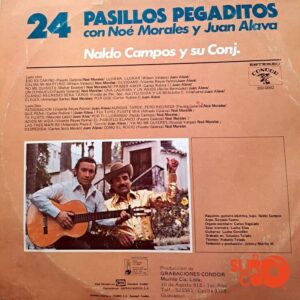 Disco de Vinilo Noé Morales - 24 Pasillos Pegaditos Con Noé Morales Y Juan Álava Vinyl Record