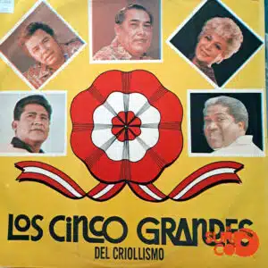 Disco de Vinilo Óscar Avilés - Los Cinco Grandes Del Criollismo Vinyl Record