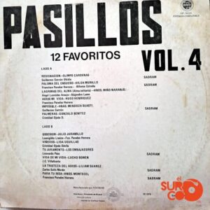 Disco de Vinilo Varios - Pasillos 12 Favoritos Vol. 4 Vinyl Record