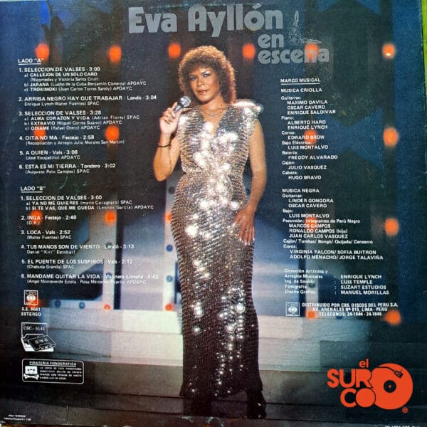 Disco de Vinilo Eva Ayllon - Eva Ayllon En Escena Vinyl Record