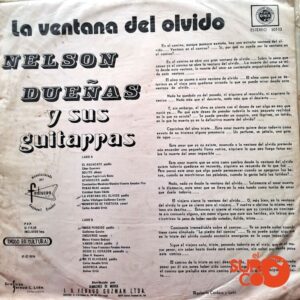 Disco de Vinilo Nelson Dueñas - La Ventana Del Olvido Vinyl Record