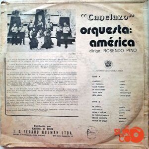 Disco de Vinilo Orquesta América - Canelazo Vinyl Record