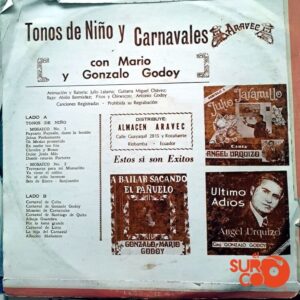 Disco de Vinilo Mario Godoy - Tonos De Niño Y Carnavales Vinyl Record