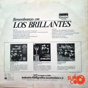 Disco de Vinilo Los Brillantes - Remembranzas Vinyl Record