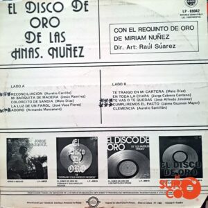 Disco de Vinilo Las Hermanas Nuñez - El Disco De Oro Vinyl Record