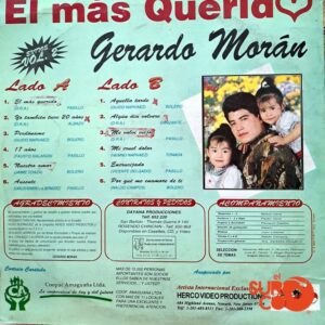 Disco de Vinilo Gerardo Morán - El Más Querido Vinyl Record