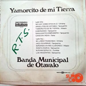Disco de Vinilo Banda Municipal De Otavalo - Yamorcito De Mi Tierra Vinyl Record