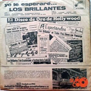 Disco de Vinilo Los Brillantes - Esperaré Por Tí Vinyl Record