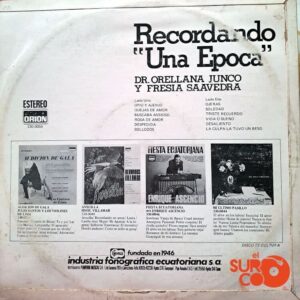 Disco de Vinilo Fresia Saavedra - Recordando Una Época Vinyl Record