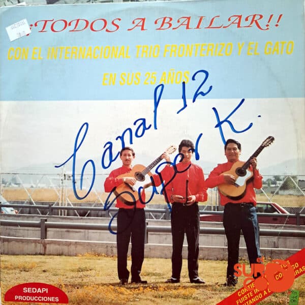 Disco de Vinilo Trío Fronterizo - Todos A Bailar Vinyl Record
