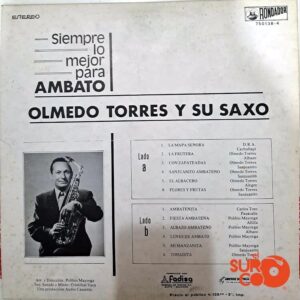 Disco de Vinilo Olmedo Torres - Siempre Lo Mejor Para Ambato Vinyl Record