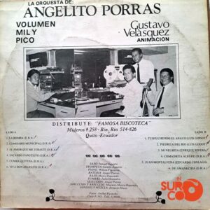 Disco de Vinilo Angelito Porras - Homenaje A Angelito Porras Volumen Mil Y Pico Vinyl Record
