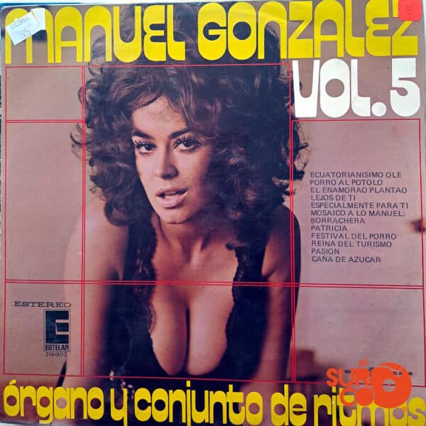 Disco de Vinilo Manuel González - Órgano Y Conjunto De Ritmos Vinyl Record