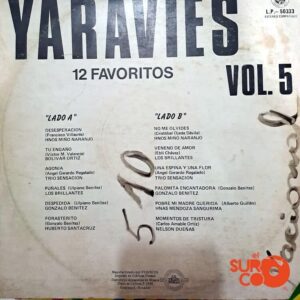 Disco de Vinilo Varios - Yaravíes 12 Favoritos Vol. 5 Vinyl Record