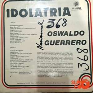 Disco de Vinilo Oswaldo Guerrero - Idolatría Vinyl Record