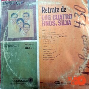 Disco de Vinilo Los Cuatro Hermanos Silva - Retrato De Los Cuatro Hermanos Silva Vinyl Record