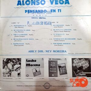 Disco de Vinilo Alonso Vega - Pensando En Ti Vinyl Record