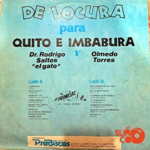 Disco de Vinilo Olmedo Torres - Que Locura Para Quito E Imbabura Vinyl Record