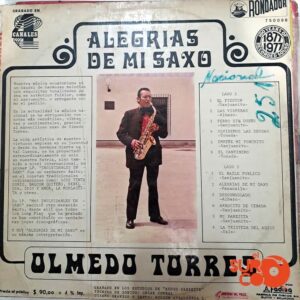 Disco de Vinilo Olmedo Torres - Alegrías De Mi Saxo Vinyl Record